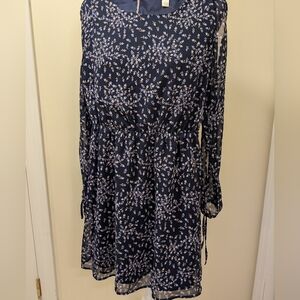 LC Floral Navy Dress